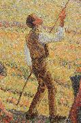 Detail of Pick  Apples Camille Pissarro